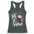 Christmas Let It Snow Racerback Tank Top Funny Snowman Snowflakes