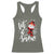 Christmas Let It Snow Racerback Tank Top Funny Snowman Snowflakes