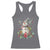 Christmas Snowman Racerback Tank Top Retro Winter Holiday Gift For Her