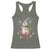 Christmas Snowman Racerback Tank Top Retro Winter Holiday Gift For Her