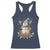 Christmas Snowman Racerback Tank Top Retro Winter Holiday Gift For Her