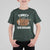 Funny Thanksgiving T Shirt For Kid Turkey and Touchdowns Football Season - Wonder Print Shop