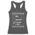 Funny Christmas Santa Racerback Tank Top Nice Naughty I Swear I Tried Xmas List