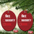 Santa Christmas Ornament Nice Naughty Bruh Xmas List - Wonder Print Shop