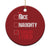 Santa Christmas Ornament Nice Naughty I Swear I Tried Xmas List - Wonder Print Shop