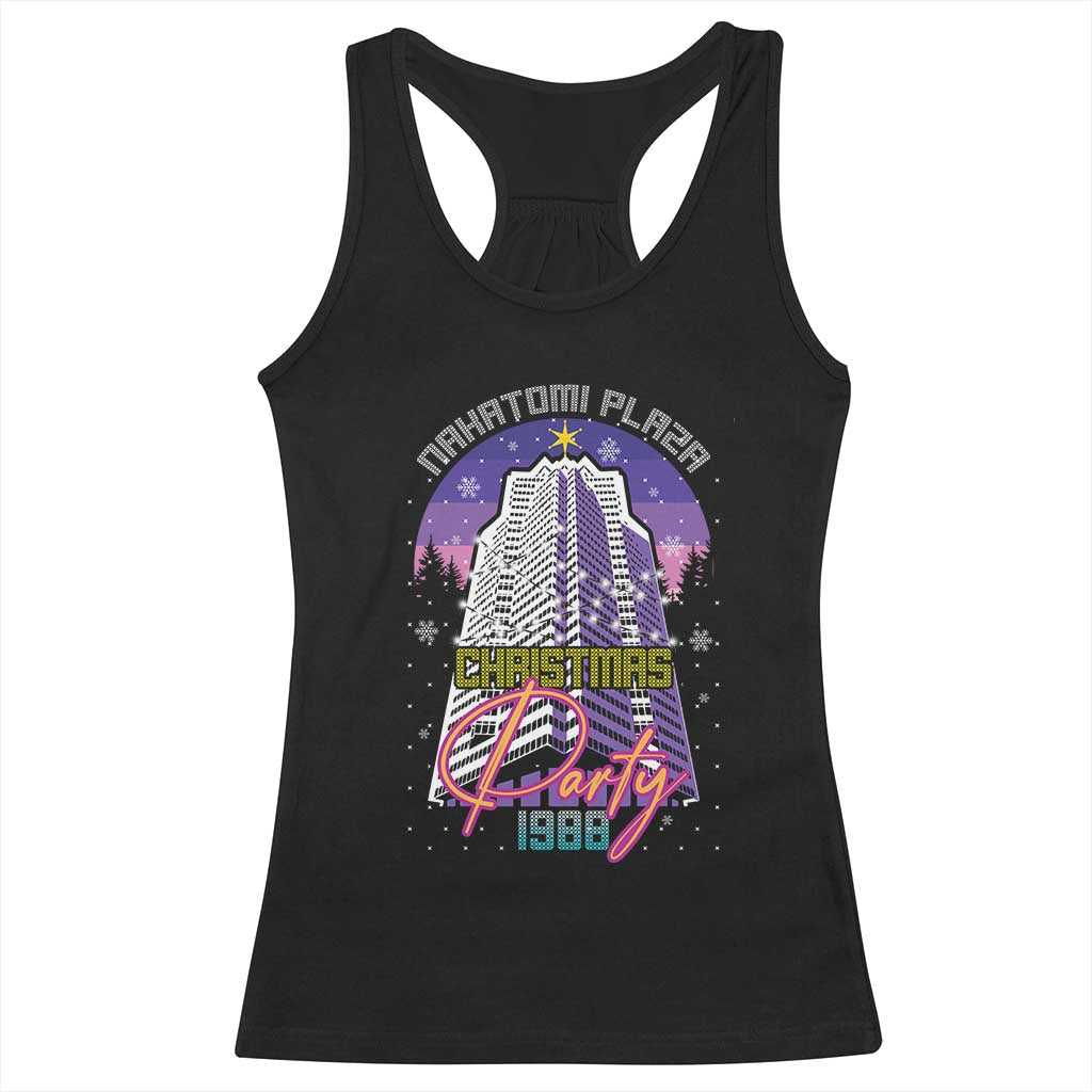 Nakatomi Plaza Christmas Party 1988 Racerback Tank Top Funny 80's Movie Ugly Xmas Gift