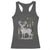 Deer Hunting American Camouflage Flag Racerback Tank Top