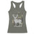 Deer Hunting American Camouflage Flag Racerback Tank Top