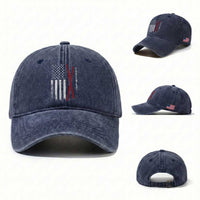 American Flag Drumsticks Washed Cotton Baseball Cap USA Drummers Vintage Drum Sticks