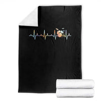 Drums Heartbeat Throw Blanket Drummer Percussionist Silhouette - Wonder Print Shop