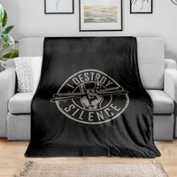 Funny Drummer Throw Blanket Musician Gift Percussion Lover - Wonder Print Shop