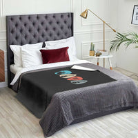 Guitar Pick Throw Blanket Retro Music Instrument - Wonder Print Shop