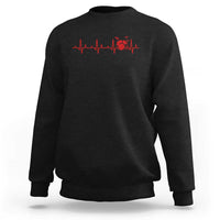 Drums Heartbeat Sweatshirt Drummer Percussionist - Wonder Print Shop