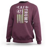 Funny Fafo Sweatshirt President 47 FDT American Flag