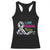 Rare Disease Awereness Racerback Tank Top I Love Someone Rare Zebra Ribbon