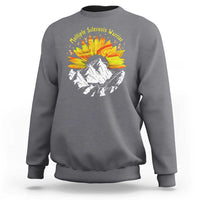 MS Warrior Sweatshirt Orange Ribbon Sunflower Multiple Sclerosis Awareness