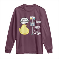 Bunny Nurse Long Sleeve Shirt Funny Peep Nursing Easter Nurse Gift - Wonder Print Shop