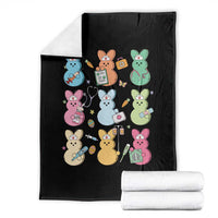 Easter Nurse Bunny Throw Blanket Funny Nursing Easter Spring Nurse Gift - Wonder Print Shop