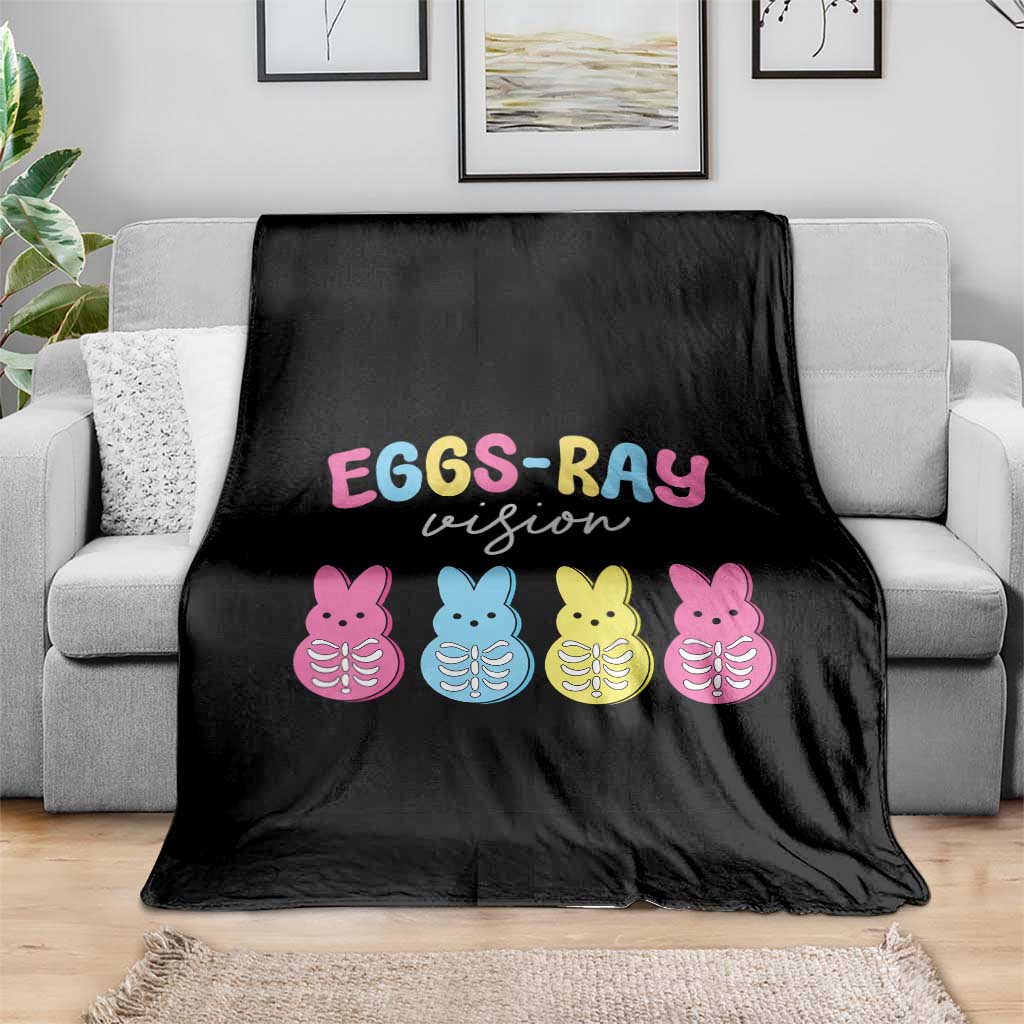 Radiology Easter Throw Blanket Eggs Ray Vision Xray Tech - Wonder Print Shop