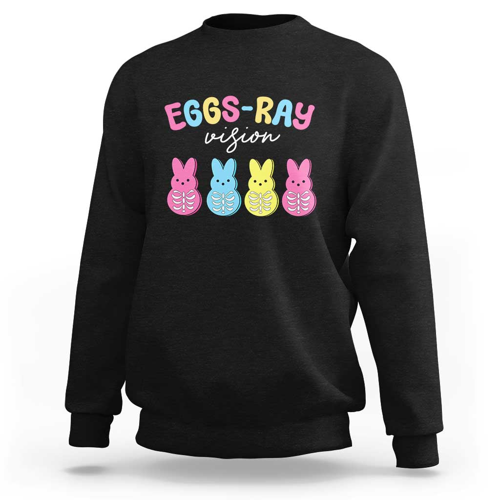 Radiology Easter Sweatshirt Eggs Ray Vision Xray Tech - Wonder Print Shop