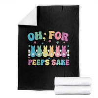 Oh For Peeps Sake Easter Bunny Throw Blanket - Wonder Print Shop