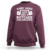 Inappropriate Adult Sweatshirt This Guy Botched Funny Cringe Offensive Humor Men