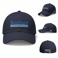 Scotland Scottish Flag Baseball Cap SCOT Fan Retro Vintage