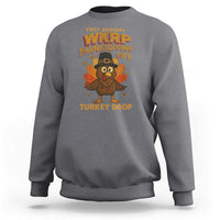First Annual WKRP Sweatshirt Funny Thanksgiving Day WKRP Turkey Drop - Wonder Print Shop