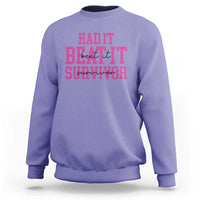 Breast Cancer Support Sweatshirt Had it Beat it Survivor Gift TS10