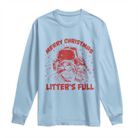 Litters Full Long Sleeve Shirt Funny Cat Christmas Vacation - Wonder Print Shop