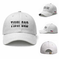 Retro Twin Dad Baseball Cap Subtle Make It A Double Fathers Day