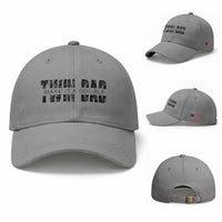 Retro Twin Dad Baseball Cap Subtle Make It A Double Fathers Day