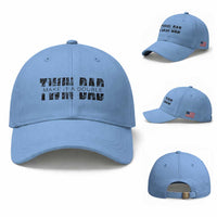 Retro Twin Dad Baseball Cap Subtle Make It A Double Fathers Day