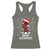 Funny Christmas Racerback Tank Top Merry Kissmyass Cute Spider-Women Santa Sarcastic Xmas