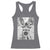 Funny Reindeer Selfie Christmas Racerback Tank Top