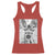 Funny Reindeer Selfie Christmas Racerback Tank Top