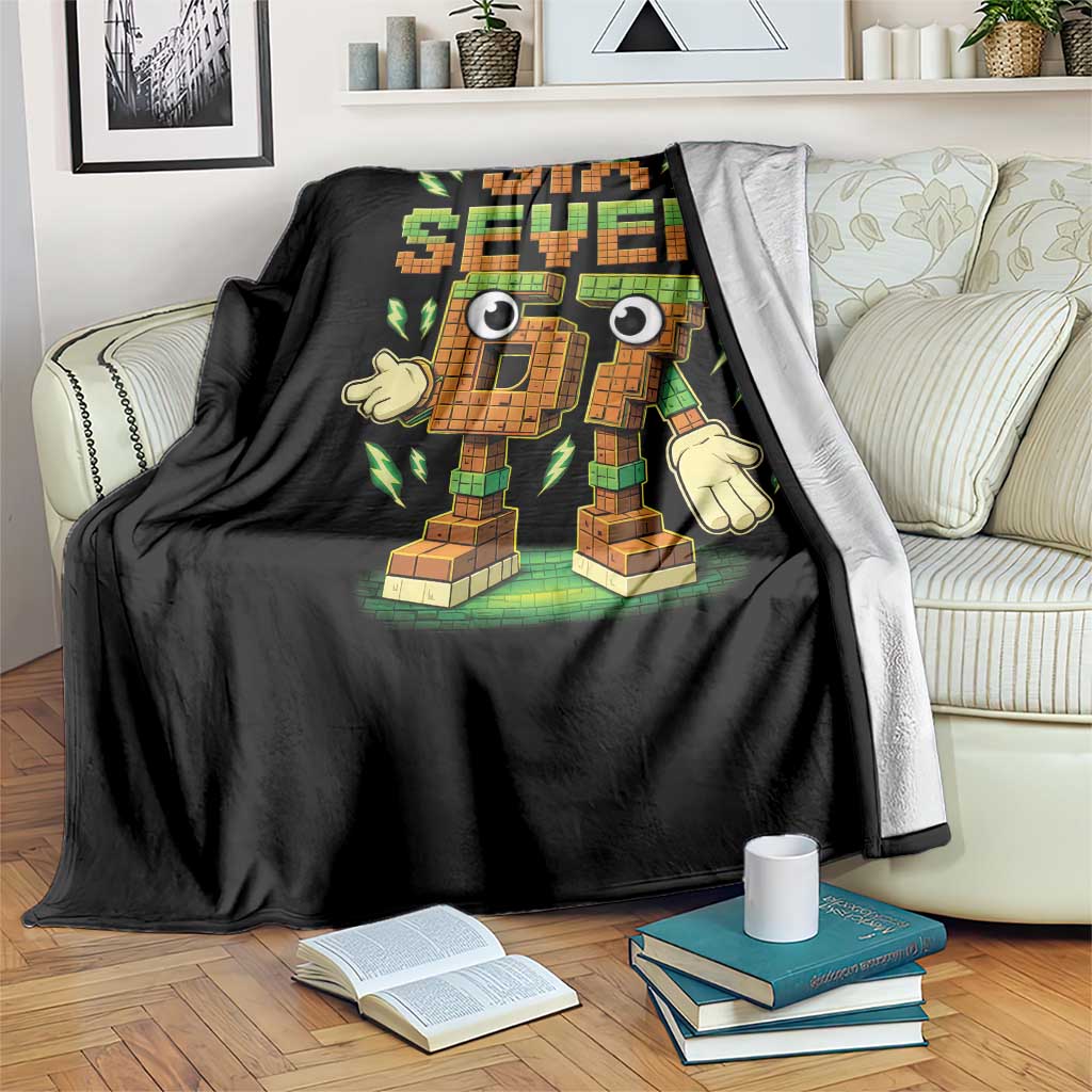 Six Seven Brainrot Italian Funny 67 Kids Gaming Meme Throw Blanket