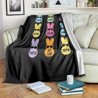 Easter Bruh Throw Blanket Gen Alpha Slang Skibidi Rizz Cute Bunny - Wonder Print Shop