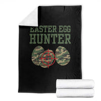 Easter Egg Hunter Throw Blanket Camo Funny Hunting - Wonder Print Shop