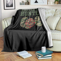 Easter Egg Hunter Throw Blanket Camo Funny Hunting - Wonder Print Shop
