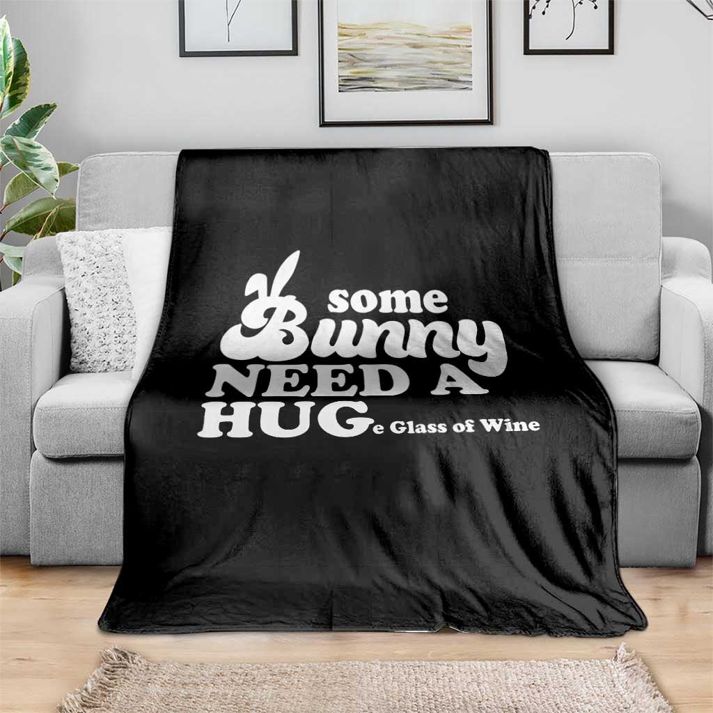 Easter Throw Blanket Funny Adult Humor Inappropriate Drinking Gift - Wonder Print Shop