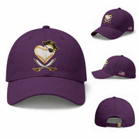 Baseball Pirate Baseball Cap Baseball Heart With Skull