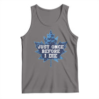 Vintage Canada Hockey Tank Top Toronto Just Once Before I Die Maple Leafs