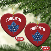 Vintage Canada Hockey Christmas Ornament Maple Leafs - Wonder Print Shop