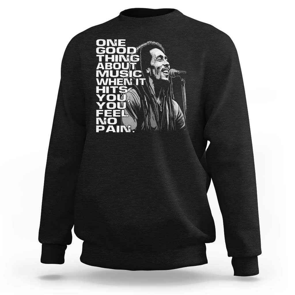 Vintage Marley Sweatshirt Jamaica Jamaican Rasta Reggage Music - Wonder Print Shop
