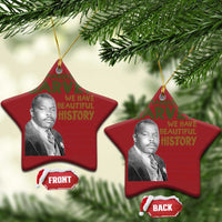 Marcus Garvey Quote Christmas Ornament Black History Month - Wonder Print Shop