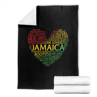 Jamaica Reggae Throw Blanket One Love Rasta Culture - Wonder Print Shop