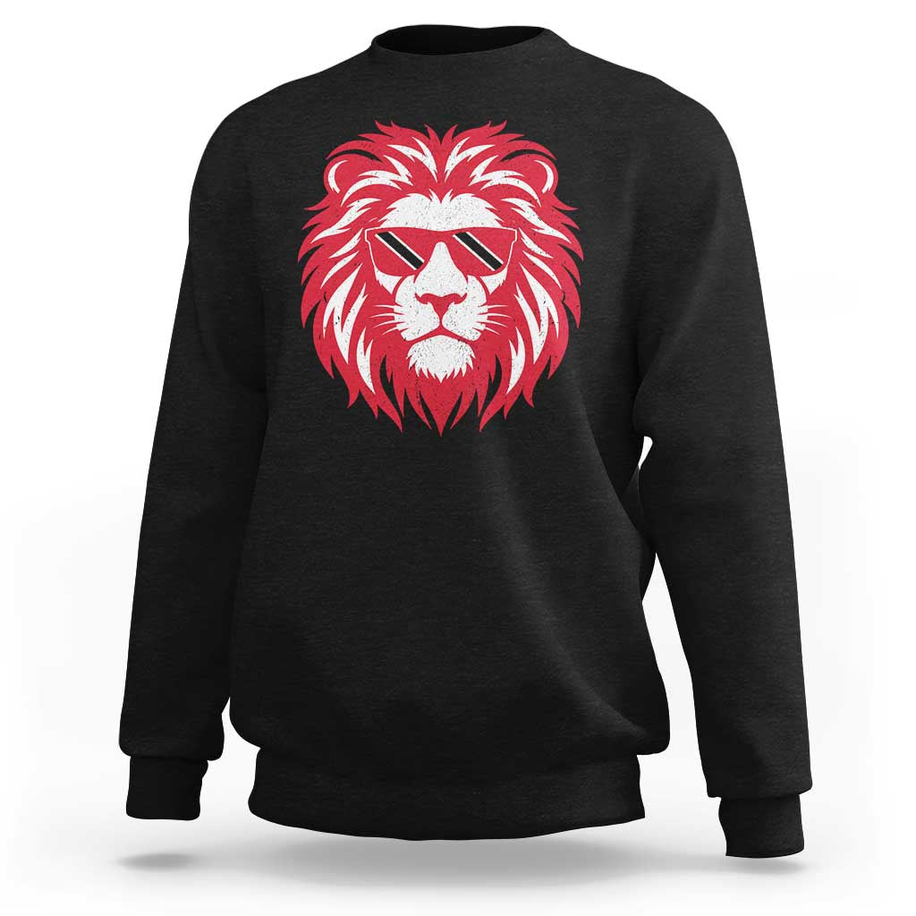 Trinidad and Tobago Lion Sweatshirt Vintage Caribbean Pride
