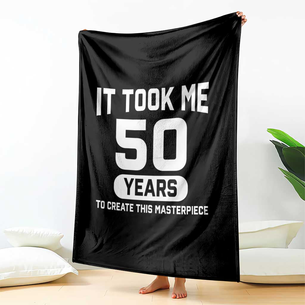 50th Birthday Throw Blanket To Create This Masterpiece 50 Year Old Gift