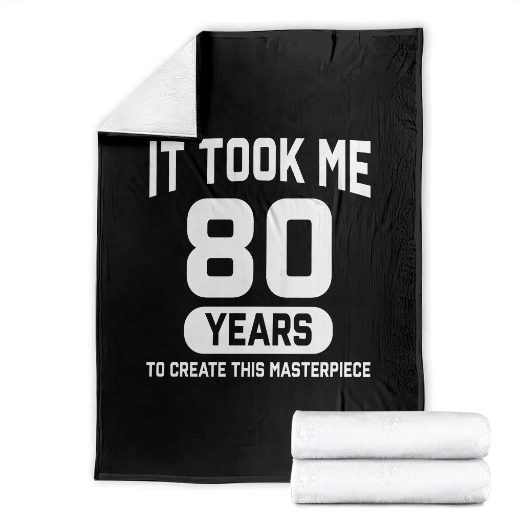 80th Birthday Throw Blanket To Create This Masterpiece 80 Year Old Gift